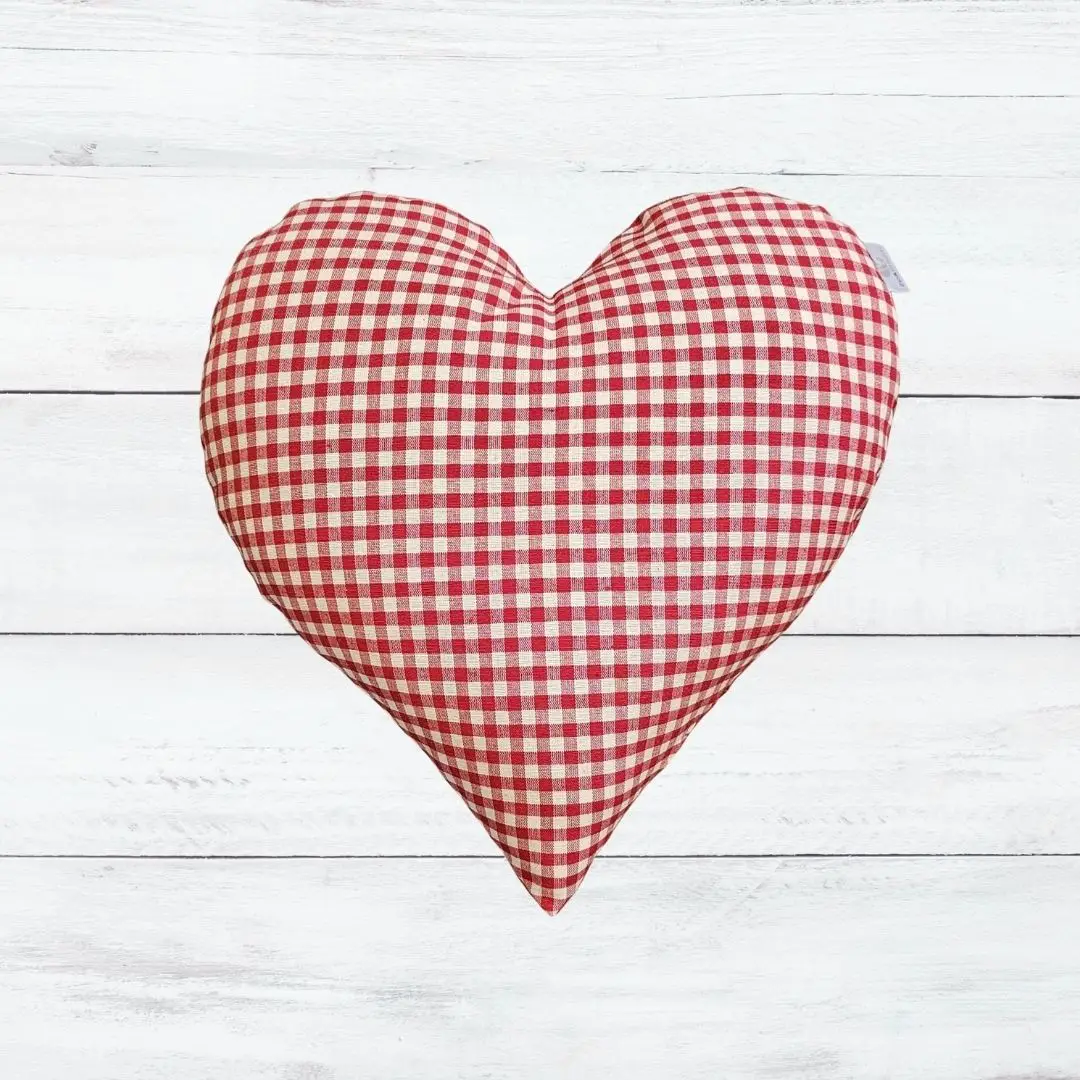 Cuscino a Cuore, Easy - Vichy Quadratino - Colori Vari - immagine 2